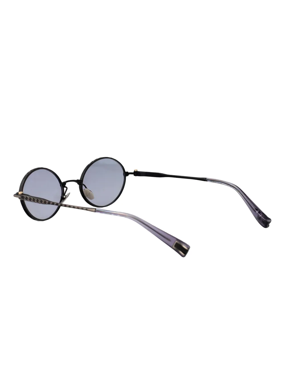 Yohji Yamamoto round-frame sunglasses Zwart