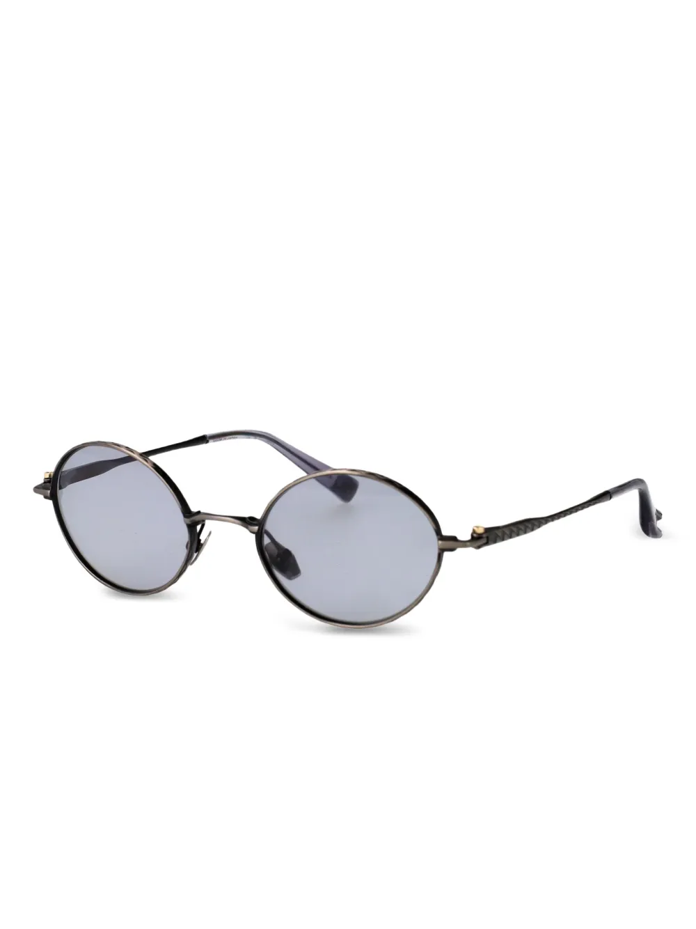 Yohji Yamamoto round-frame sunglasses Zwart