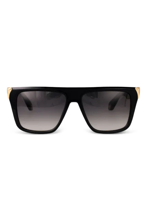 Roberto Cavalli gold-detail square-frame sunglasses