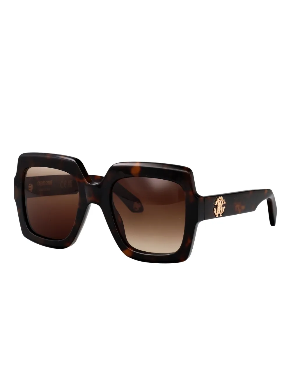 Roberto Cavalli tortoiseshell square sunglasses - Bruin
