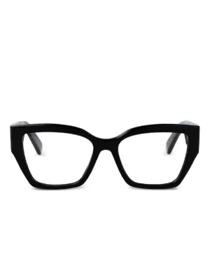 Prada Eyewear キャットアイ メガネフレーム | ブラック | FARFETCH JP