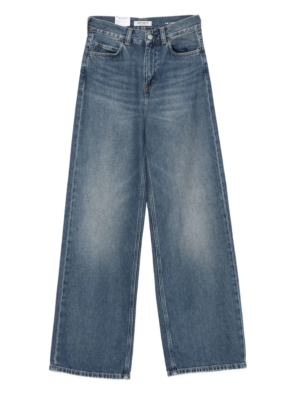 Carhartt WIP logo-patch jeans | Blue | Image 1