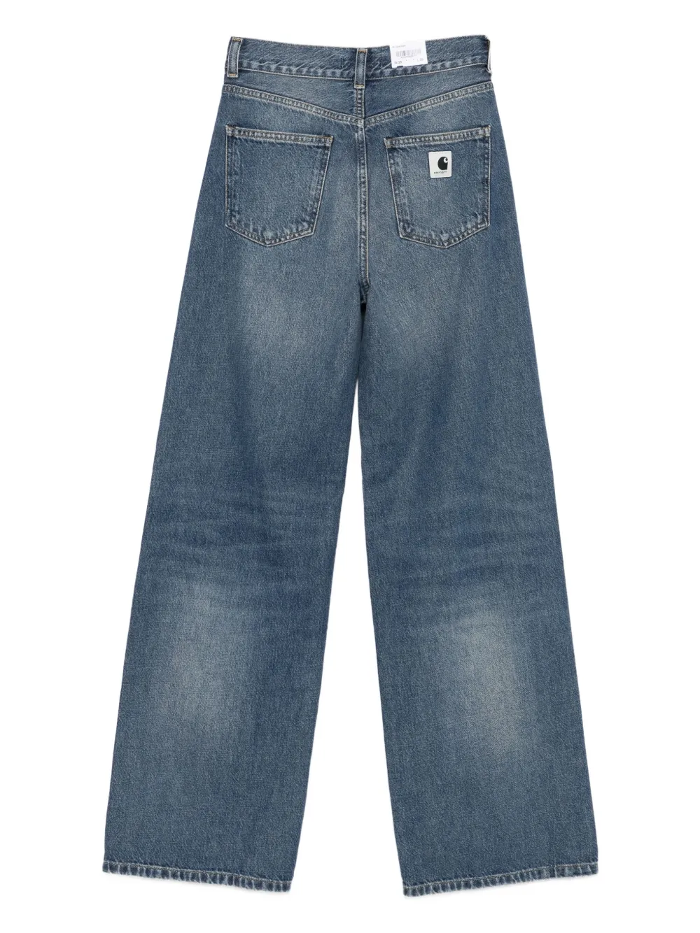 Carhartt WIP Jeans met logopatch - Blauw