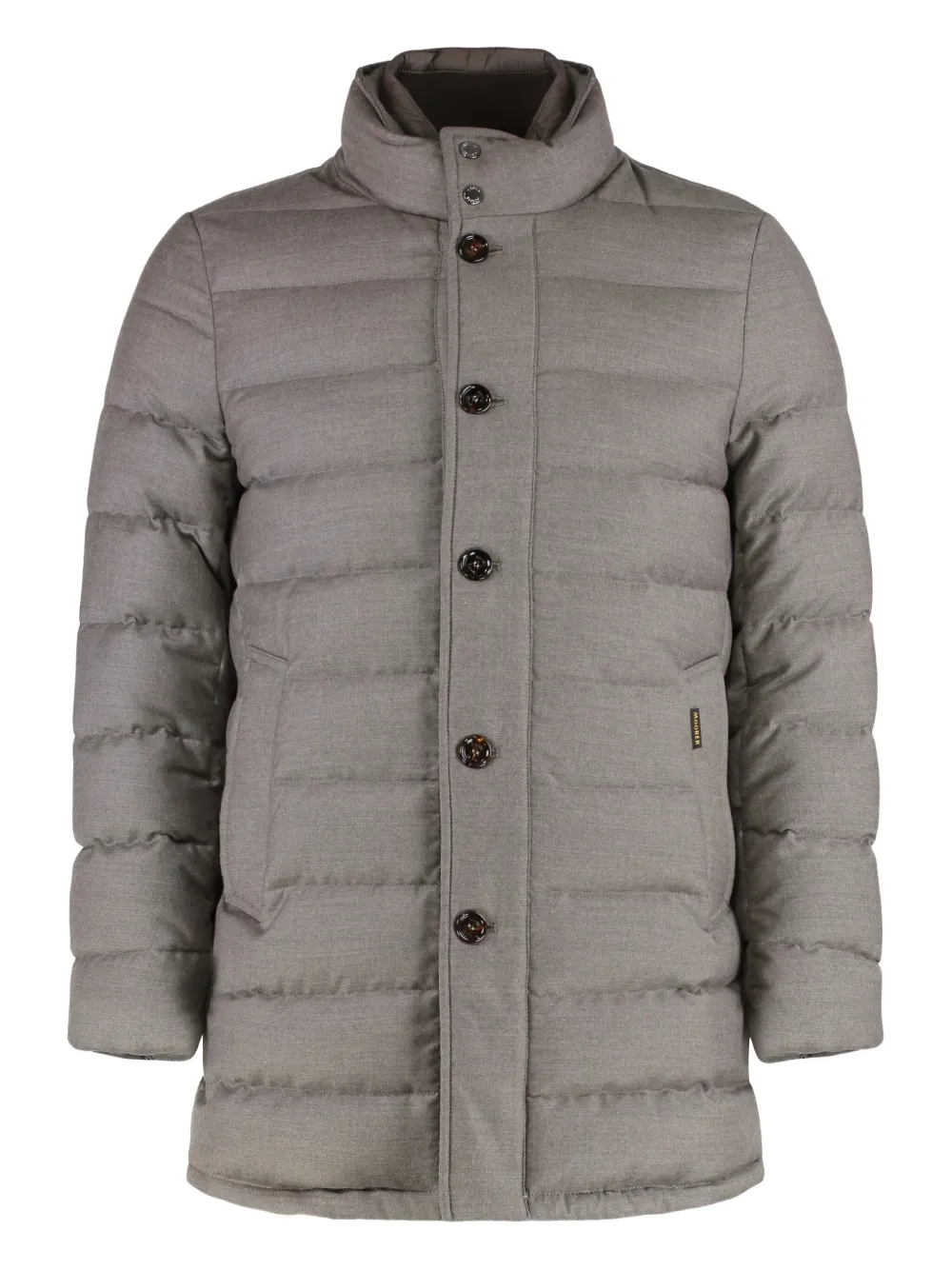Moorer padded cashmere coat Beige