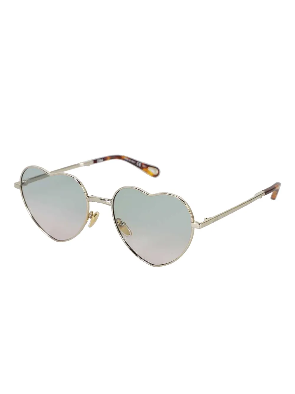 Chloé heart-shaped sunglasses - Zilver