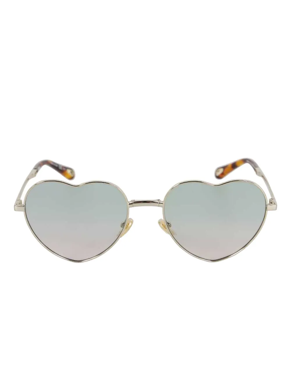 Chloé heart-shaped sunglasses - シルバートーン Chloé heart-shaped sunglasses - シルバートーン