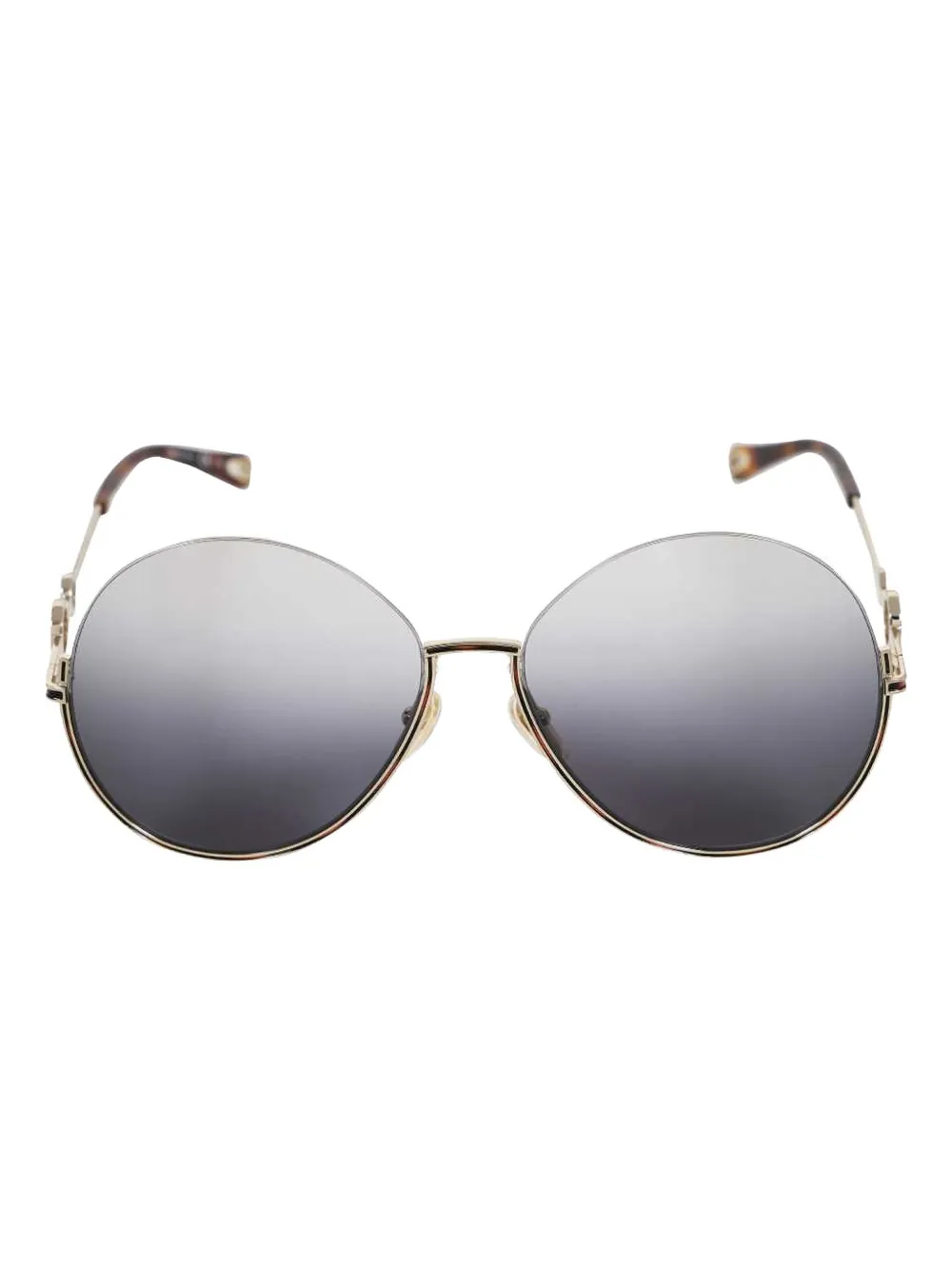 Chloé round-frame sunglasses - ゴールドトーン Chloé round-frame sunglasses - ゴールドトーン