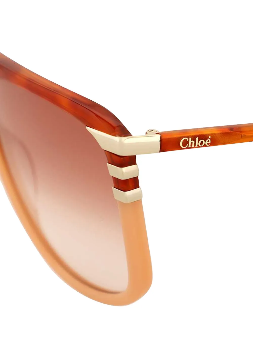 Chloé geometric-frame sunglasses Oranje