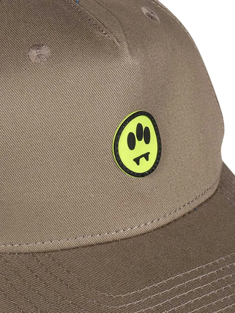 Barrow Logo-patch Baseball Cap In Brown