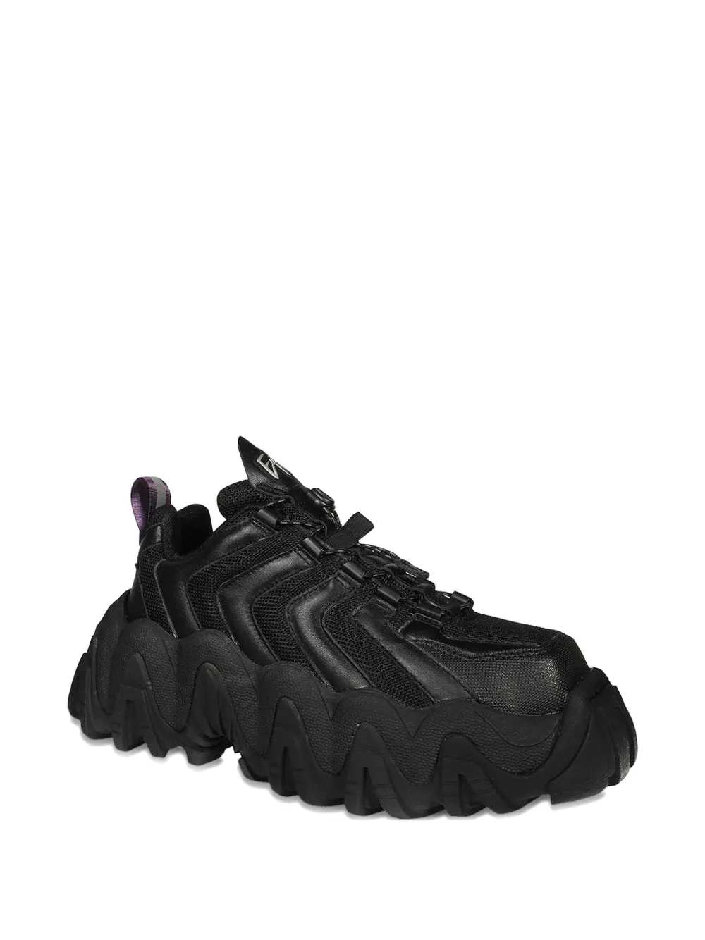 Eytys Halo Chunky-platform Sneakers In Black
