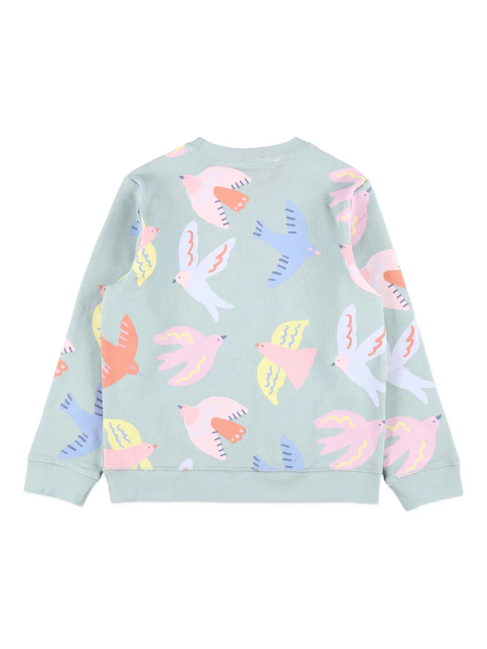 Stella McCartney Kids bird-print sweatshirt Grijs