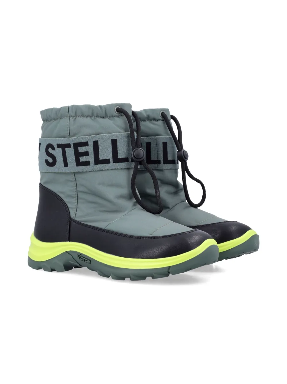 Stella McCartney Kids Moniker Tape snow boots Green