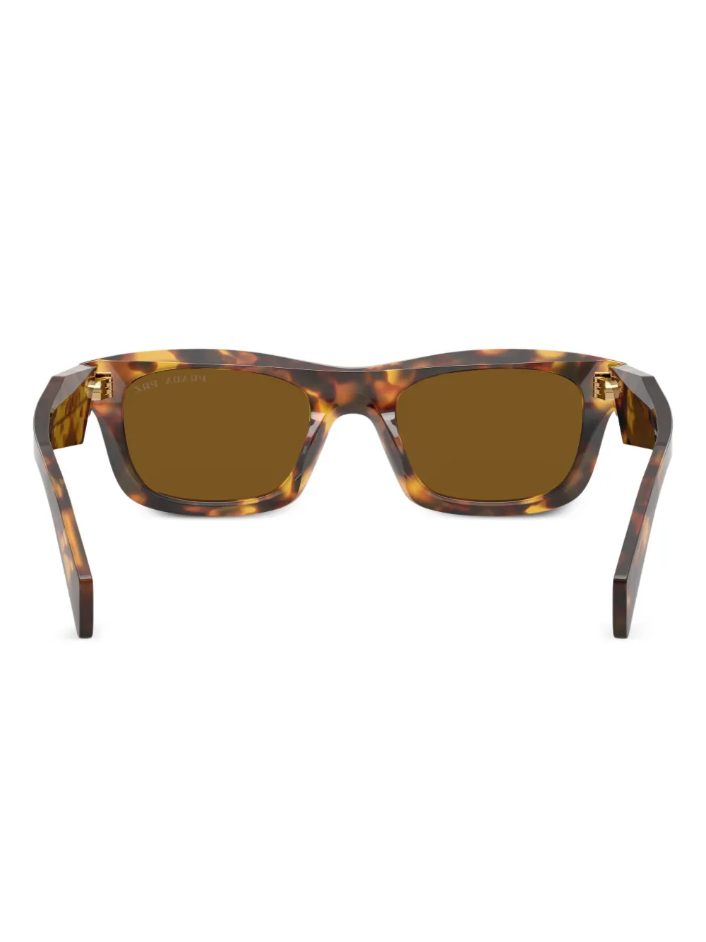 Prada Tortoiseshell Square Sunglasses In Brown