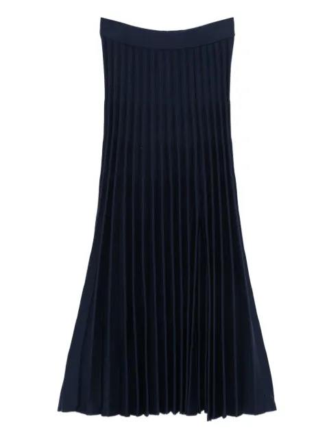 MRZ pleated midi skirt