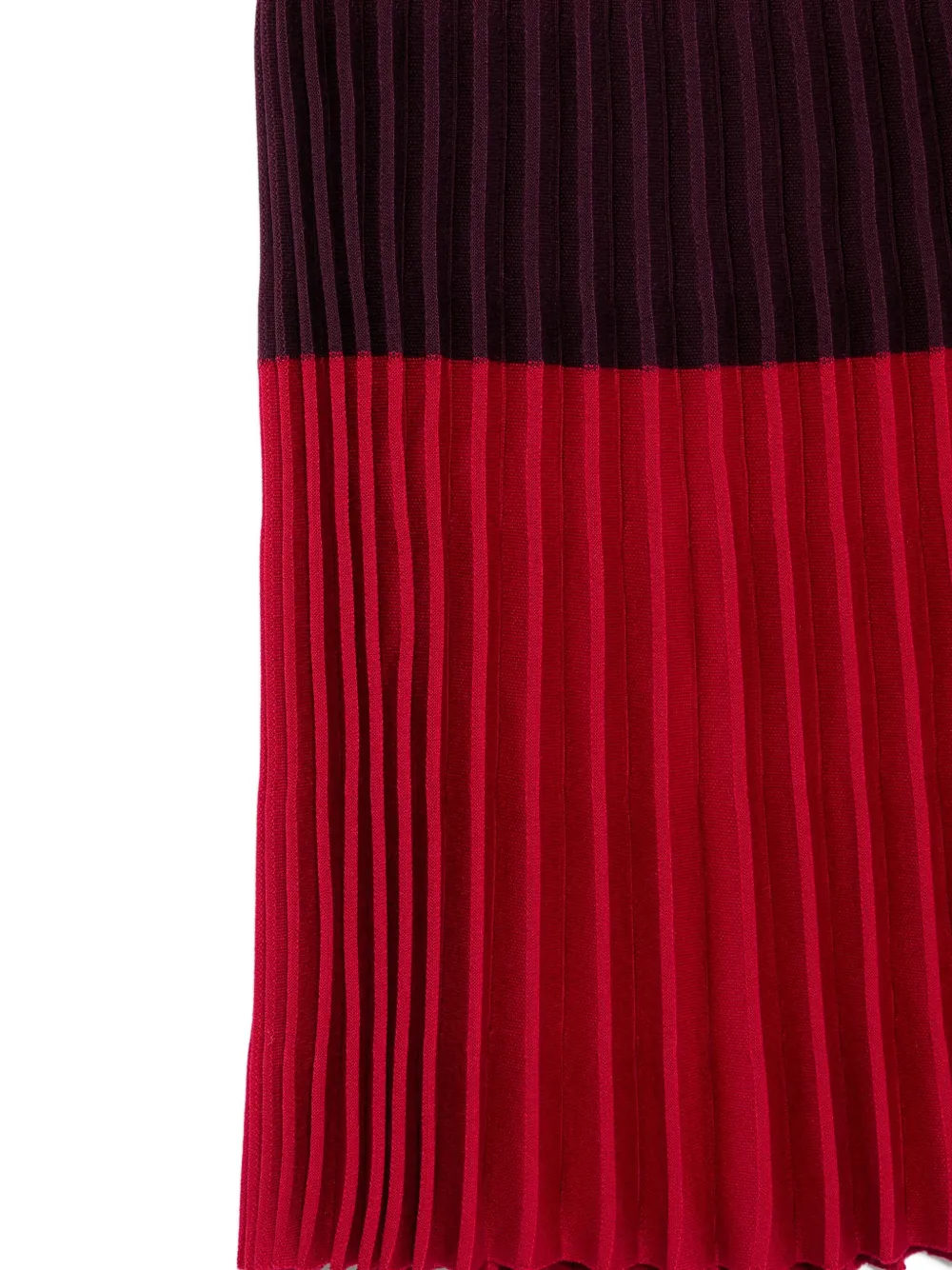 Mrz Pleated Midi Skirt In Animal Print