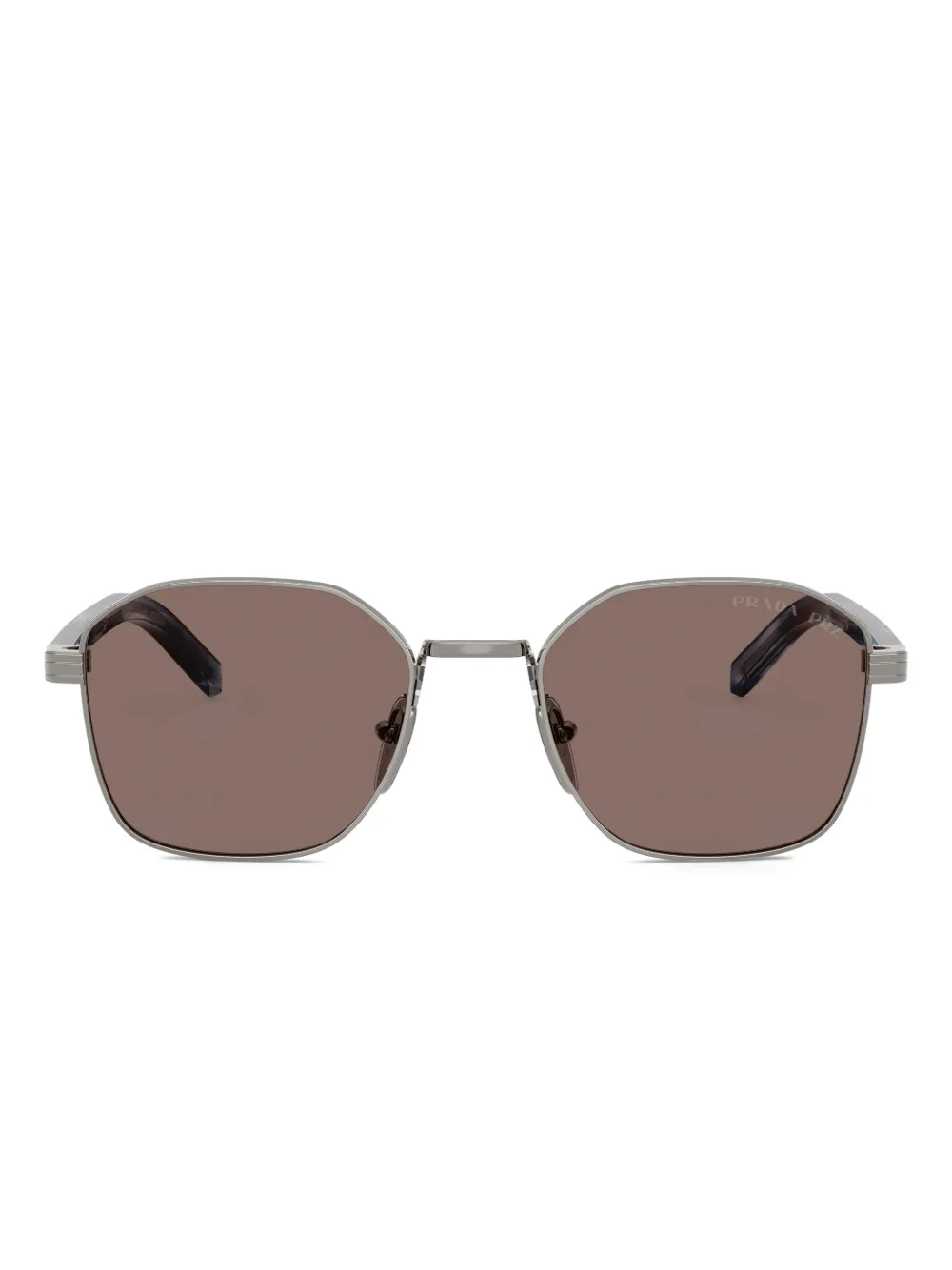 Prada geometric-frame sunglasses | Silver | Image 1