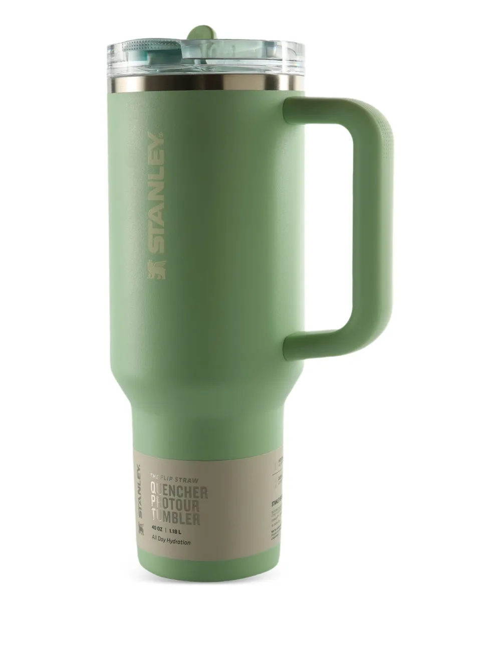 Stanley Quencher logo-print water bottle (1.8L) | Green | Image 1