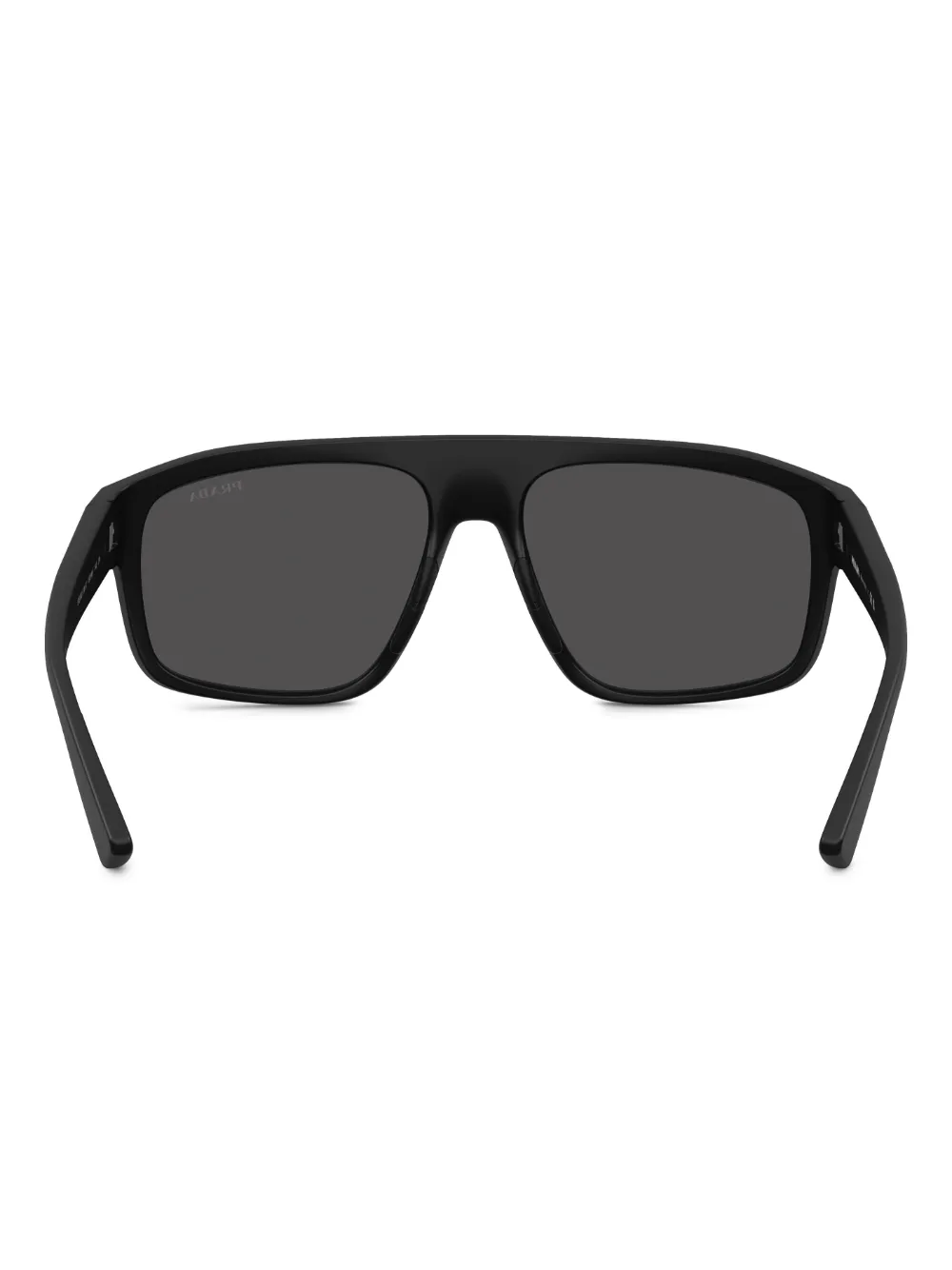 Prada Eyewear Zonnebril met vierkant montuur Zwart