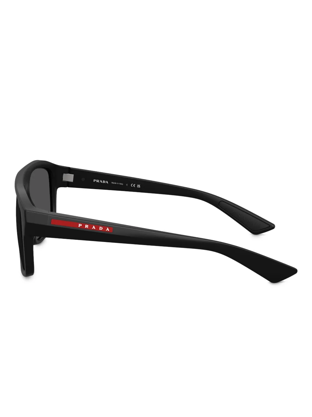 Prada Eyewear Zonnebril met vierkant montuur Zwart