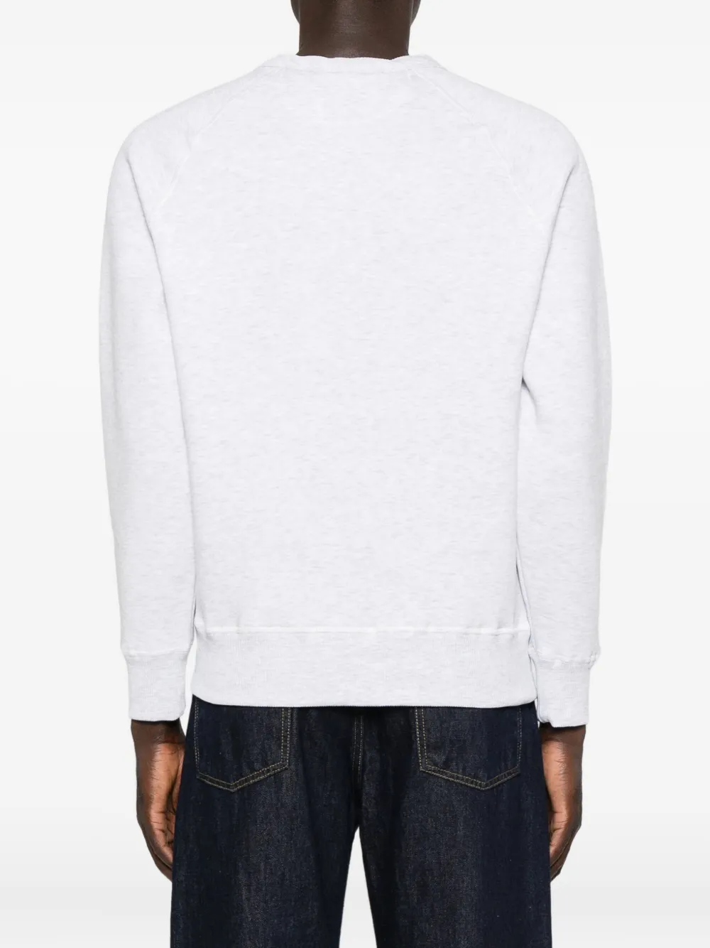 In The Box Crew-neck Sweatshirt In White