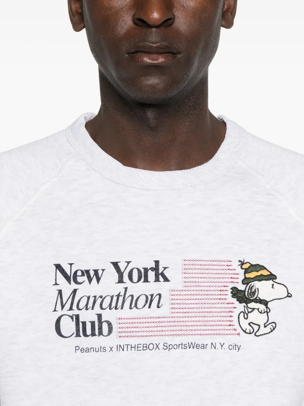 In The Box Crew-neck Sweatshirt In White