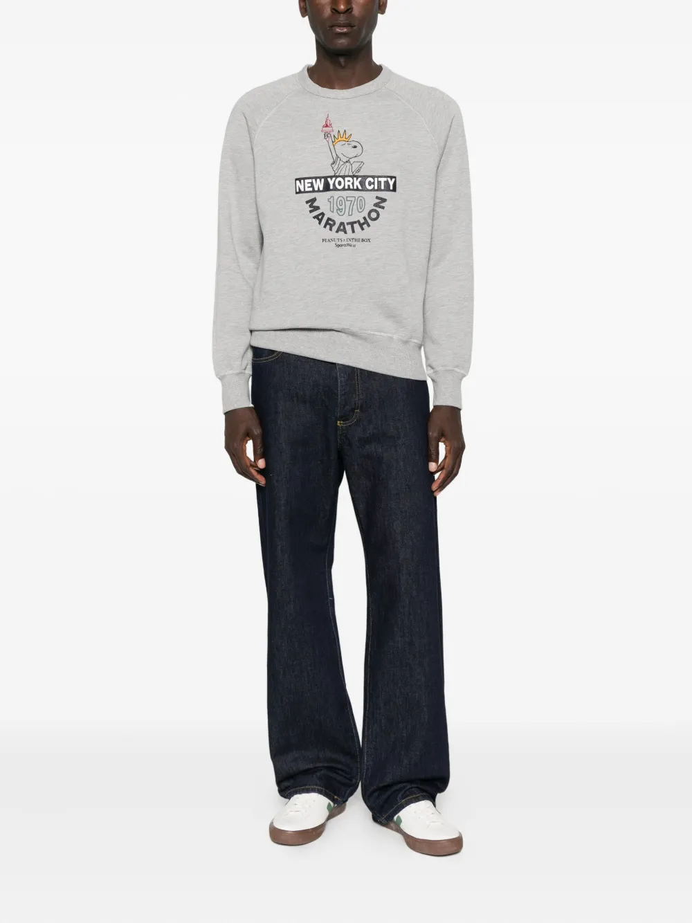 In The Box Sweater met ronde hals - Grijs