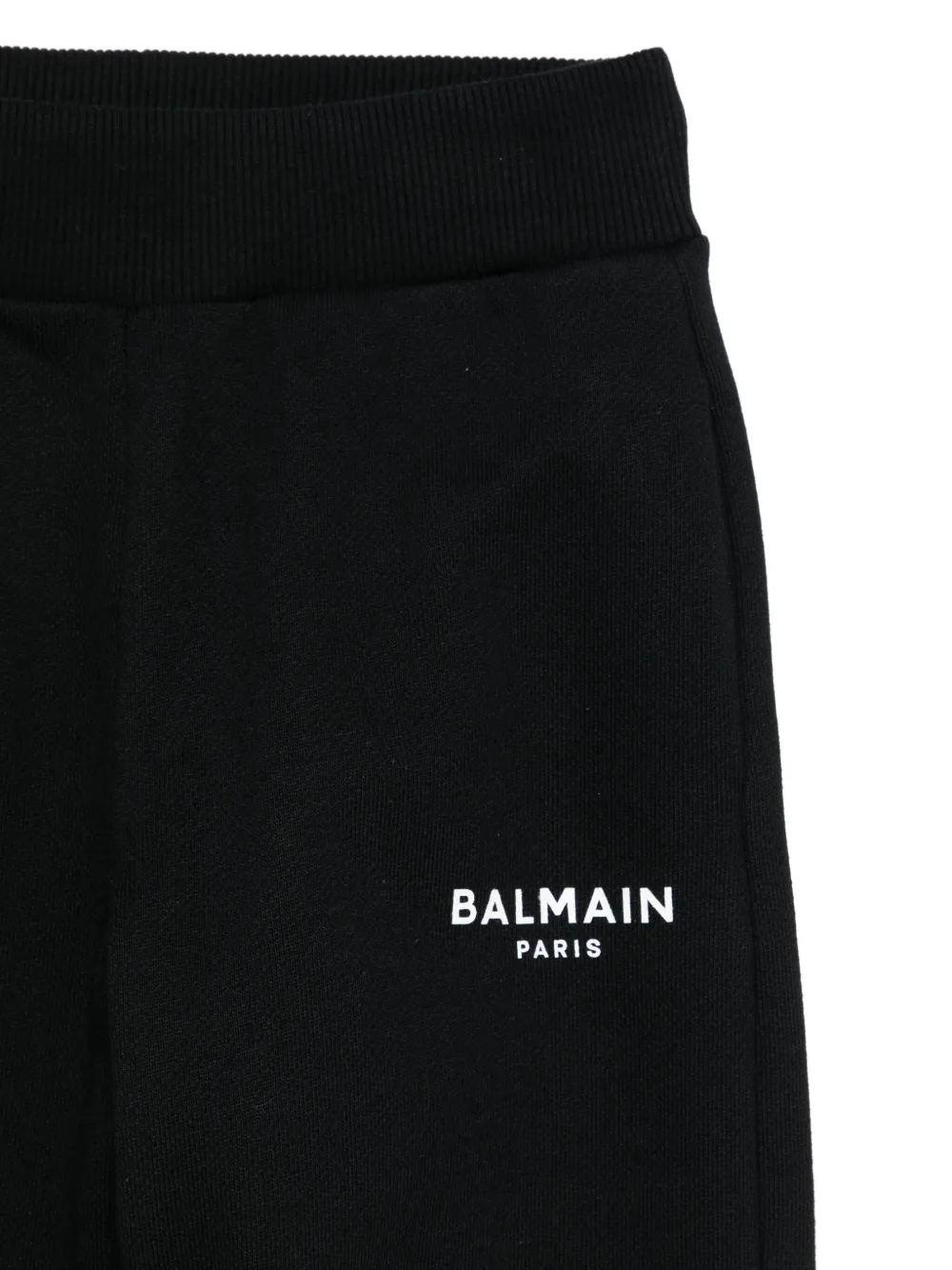 Balmain Kids Broek met geborduurd logo Zwart