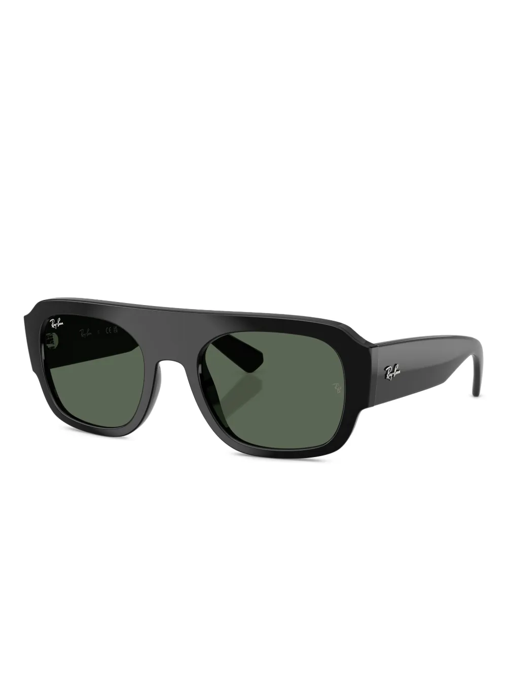 Ray-Ban Zonnebril met schild montuur - Zwart