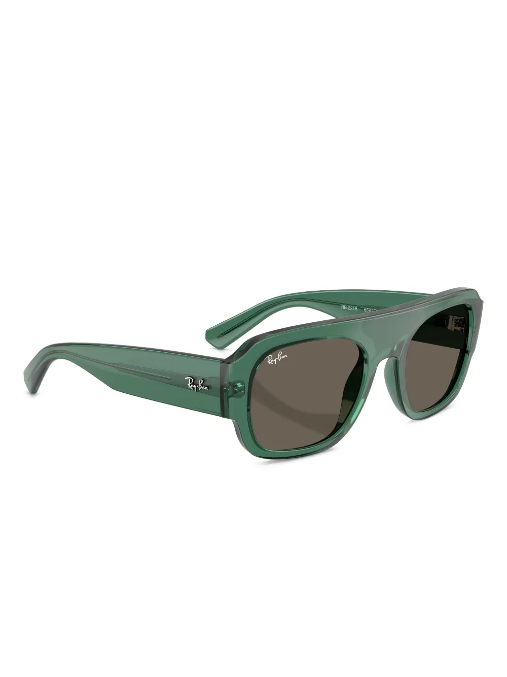 Ray-Ban Zonnebril met vierkant montuur Groen