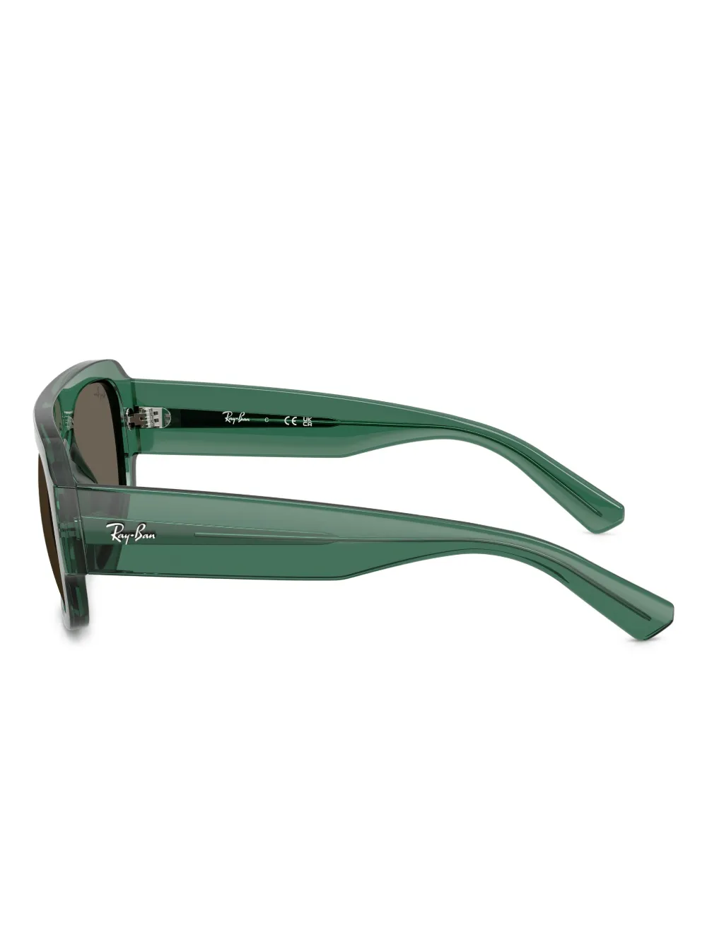 Ray-Ban Zonnebril met vierkant montuur Groen