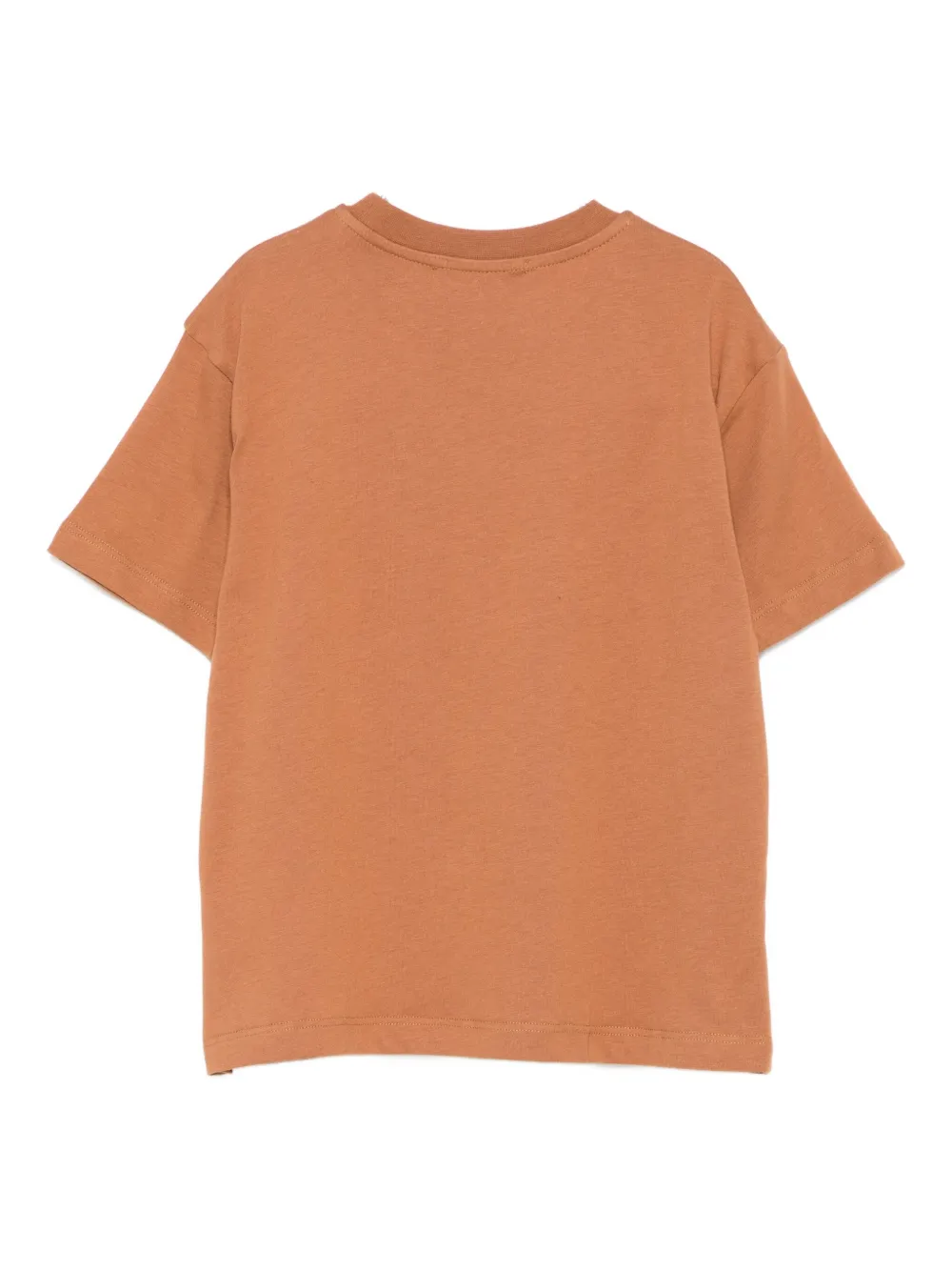 Msgm Logo-print T-shirt In Brown