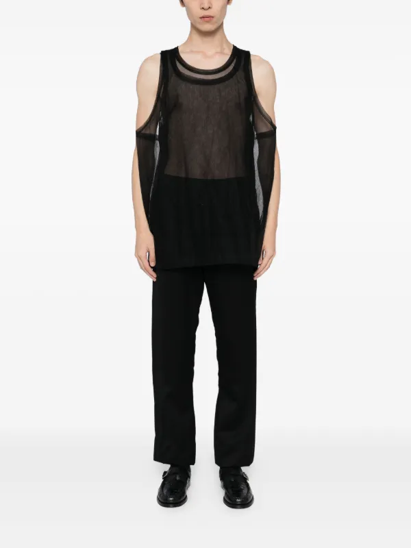 マ*マ様 COMME des GARCONS HOMME PLUS レイヤードカ Comme Des Garçons Homme Plus レイヤード トップ | ブラック