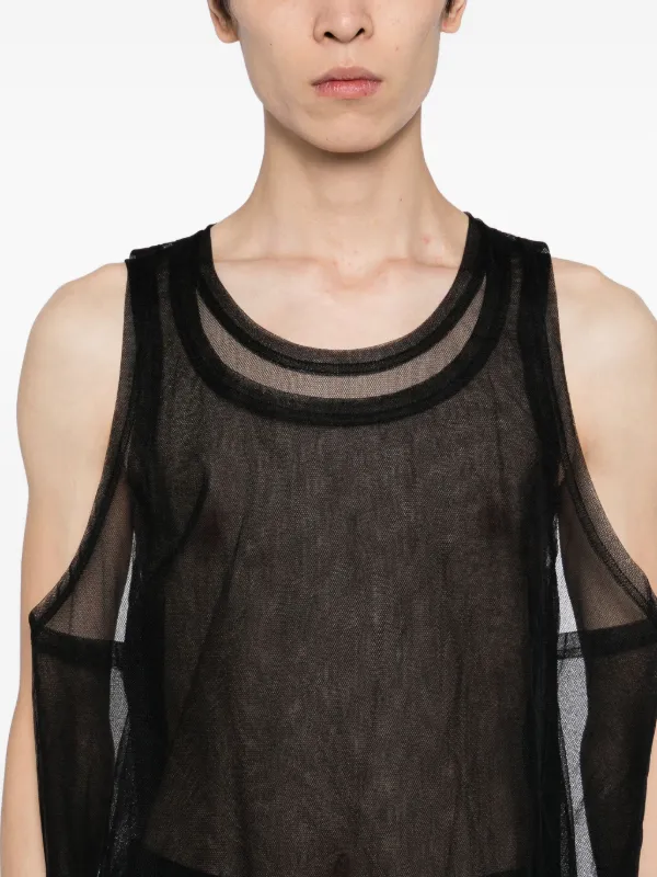 Comme Des Garçons Homme Plus レイヤード トップ | ブラック