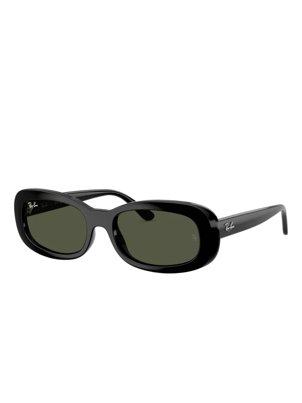 Ray-Ban Zonnebril met ovalen montuur - Zwart