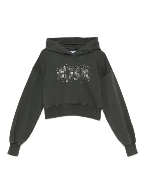 MSGM Kids crystal-embellished hoodie