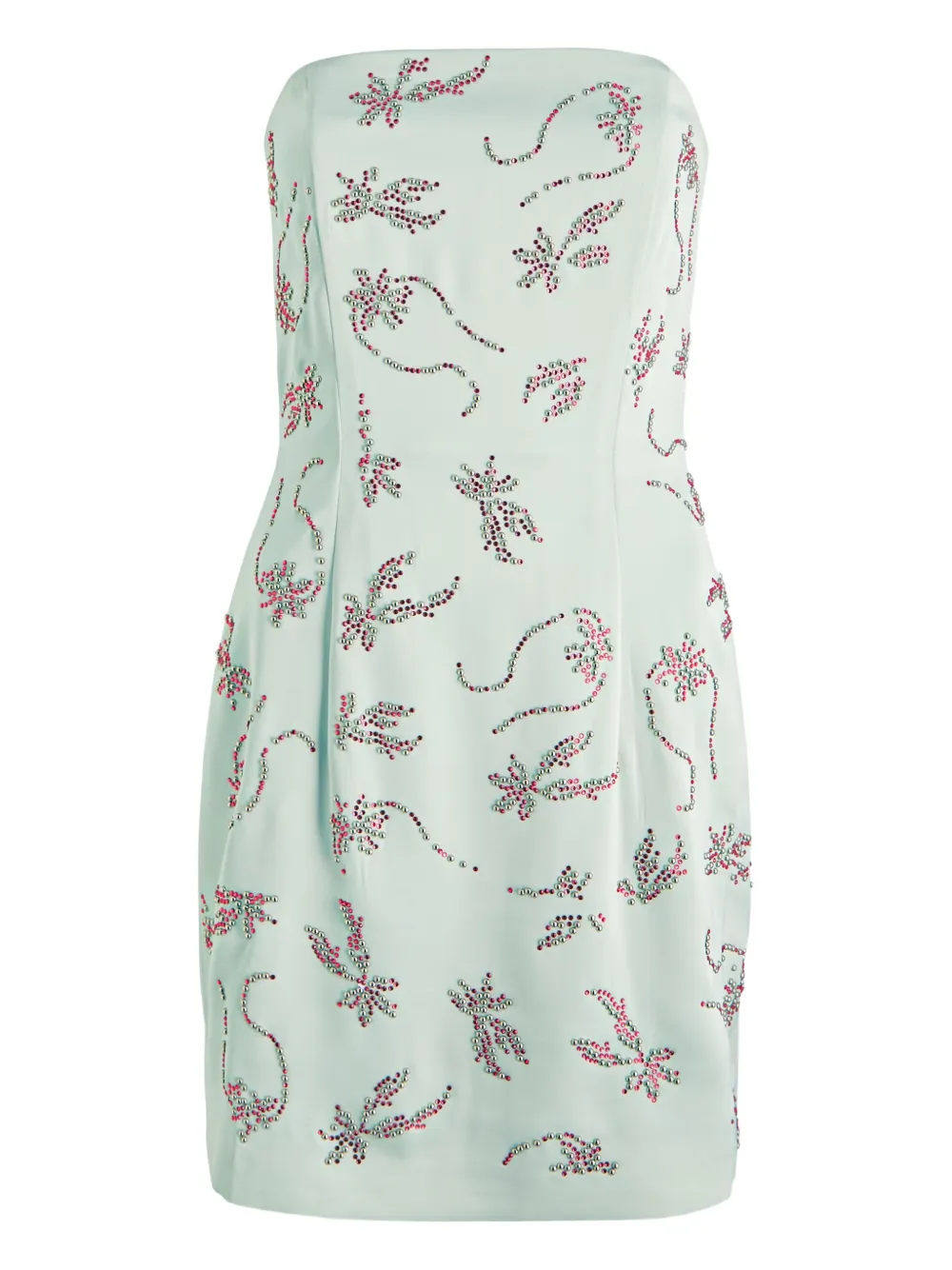 16Arlington Frasia embellished strapless mini dress - Blu