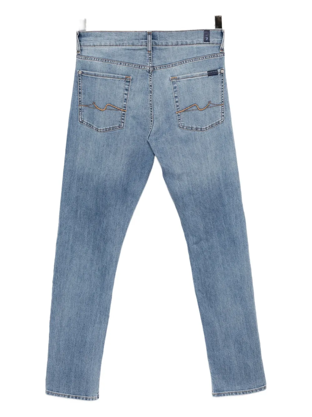 7 For All Mankind mid-rise skinny jeans - Blauw