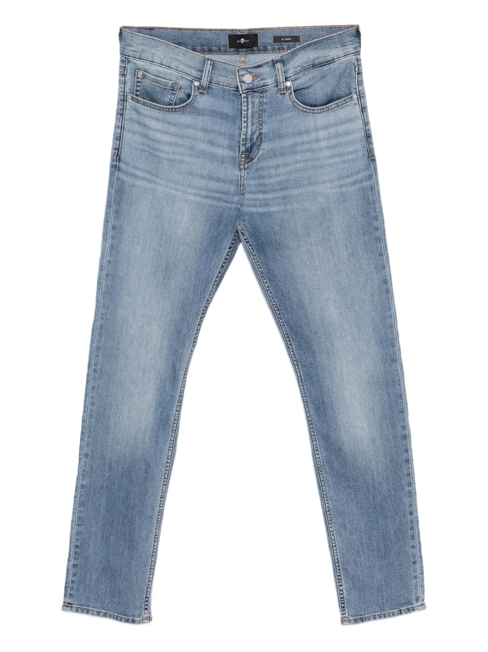 7 For All Mankind mid-rise skinny jeans | Blue | Image 1
