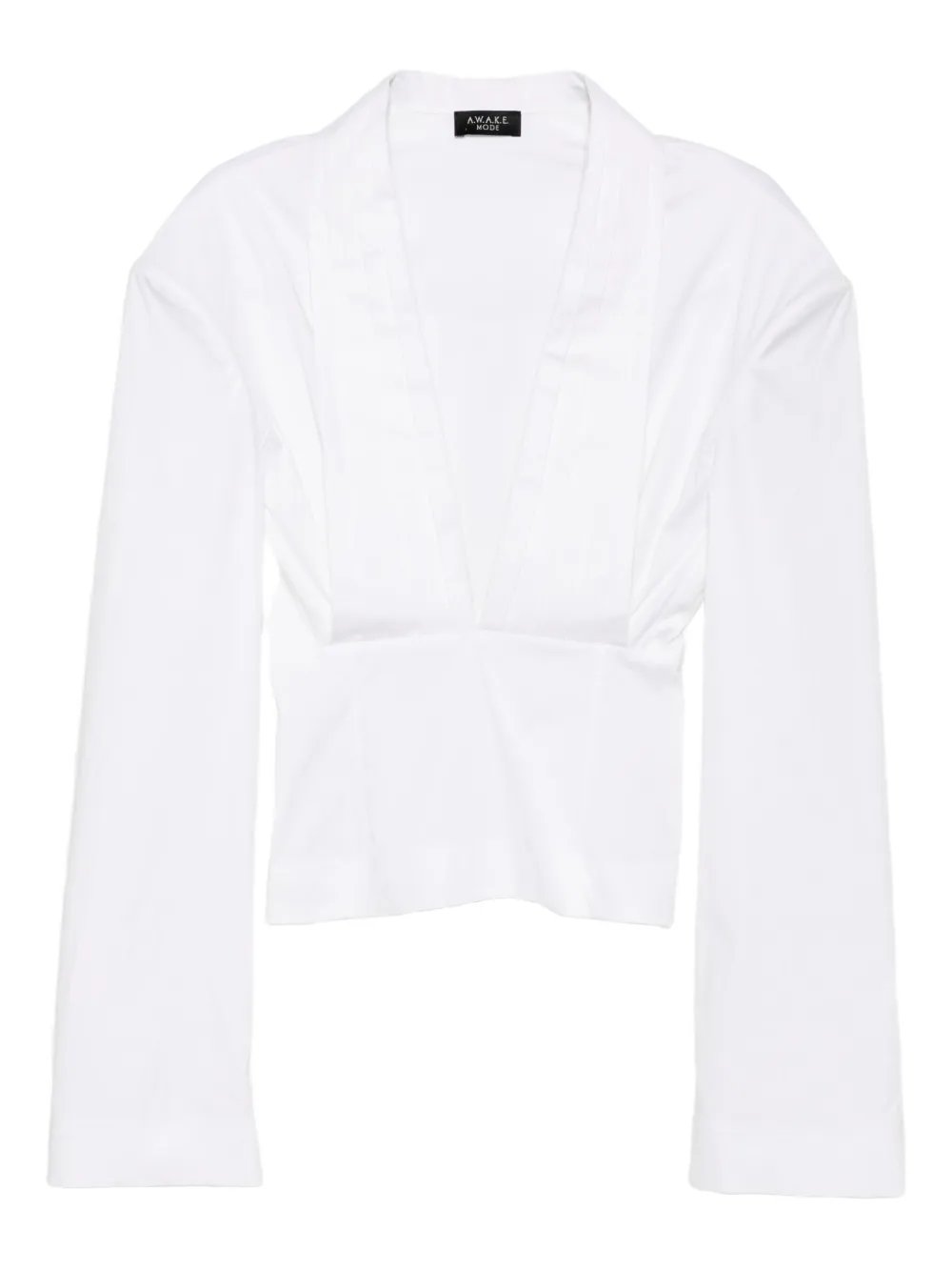 A.W.A.K.E. Mode pleated top | White | Image 1