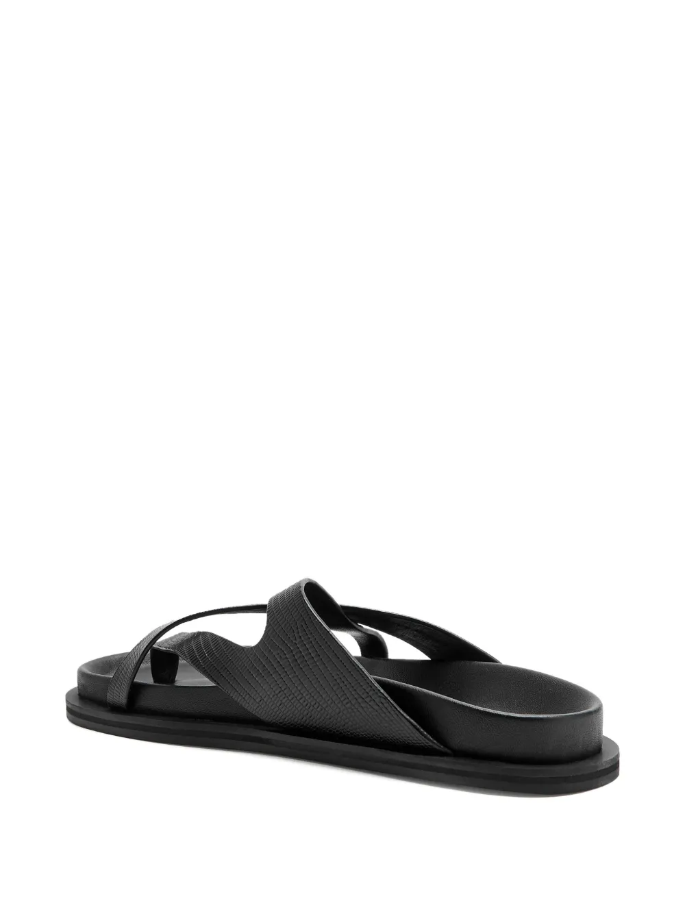 A.emery Claude Leather Sandals In Black