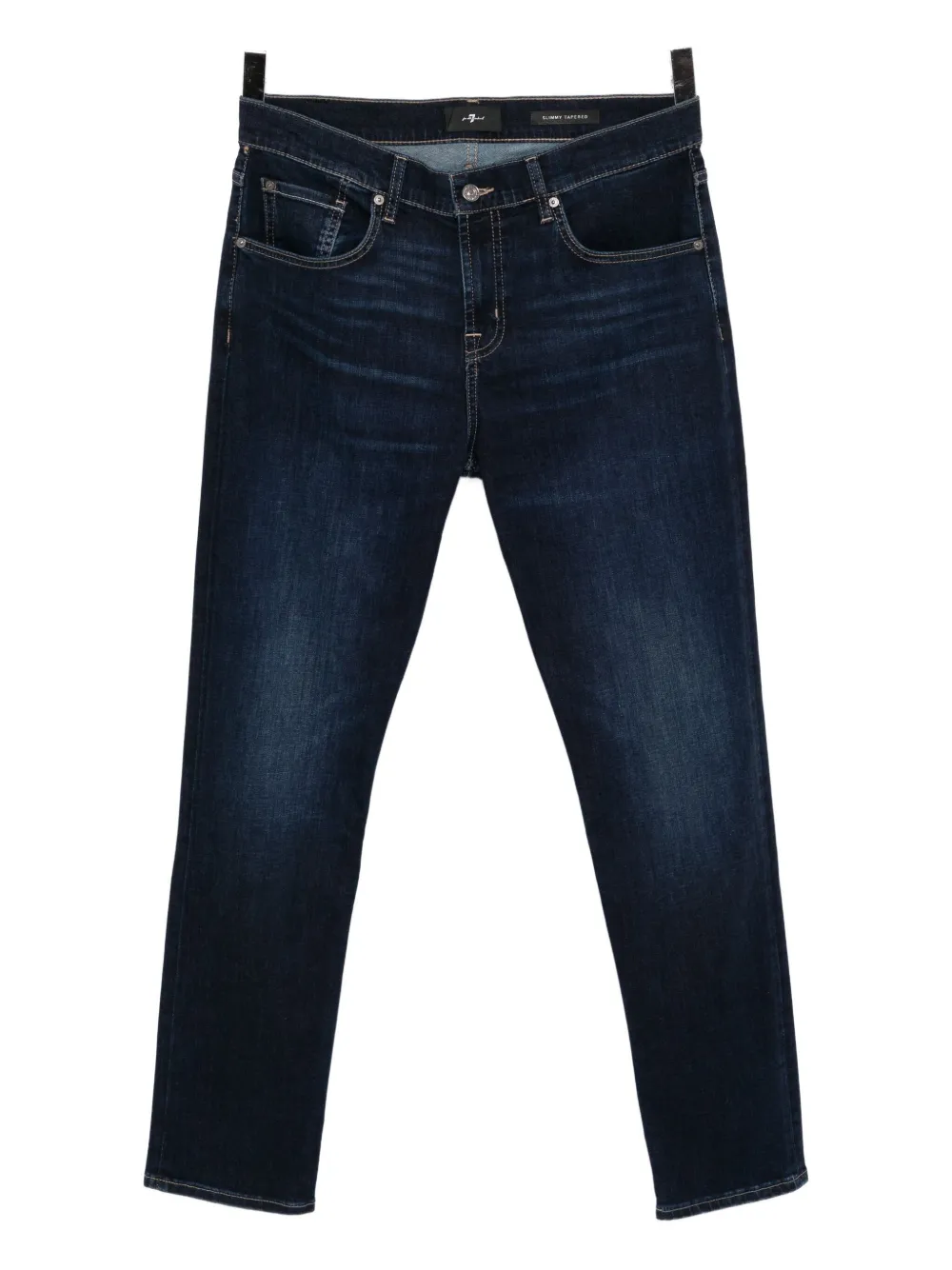 7 For All Mankind mid-rise skinny jeans - Blu