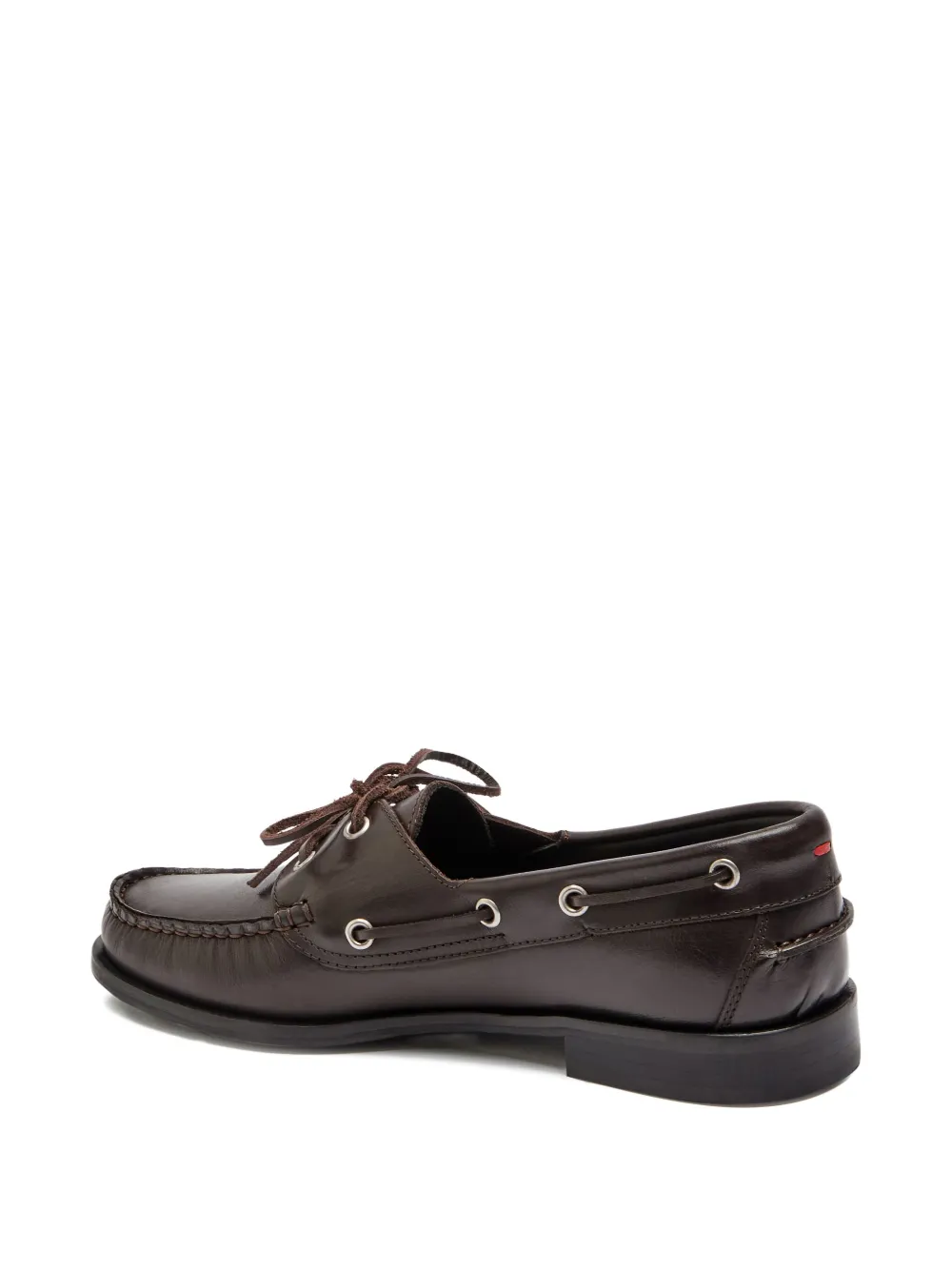 Aeyde Harris leren loafers met veters Bruin