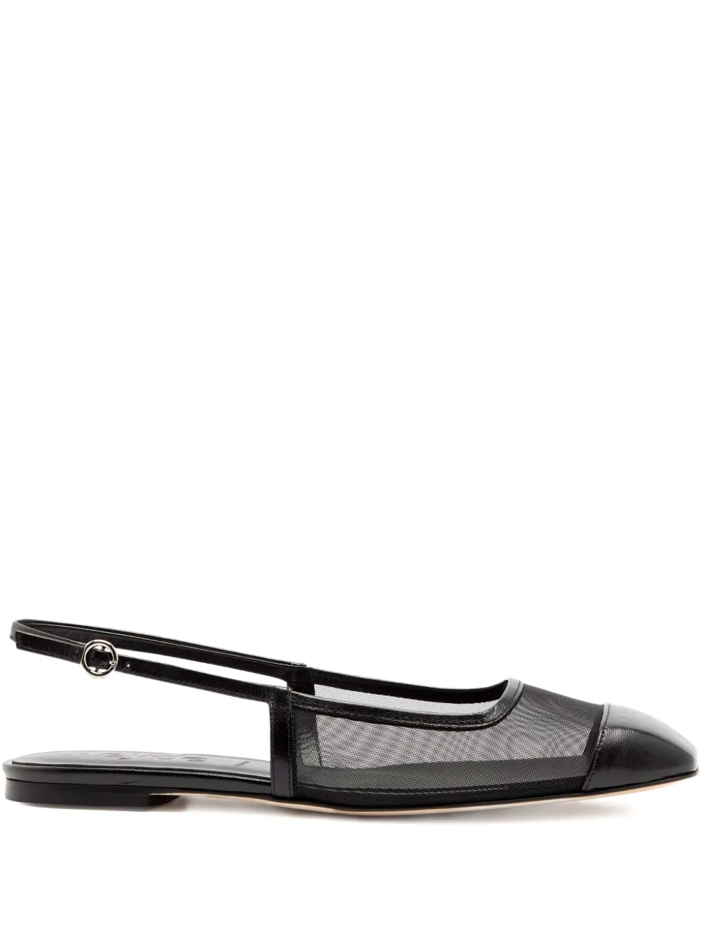 Aeyde Geraldine slingback flat pumps Black