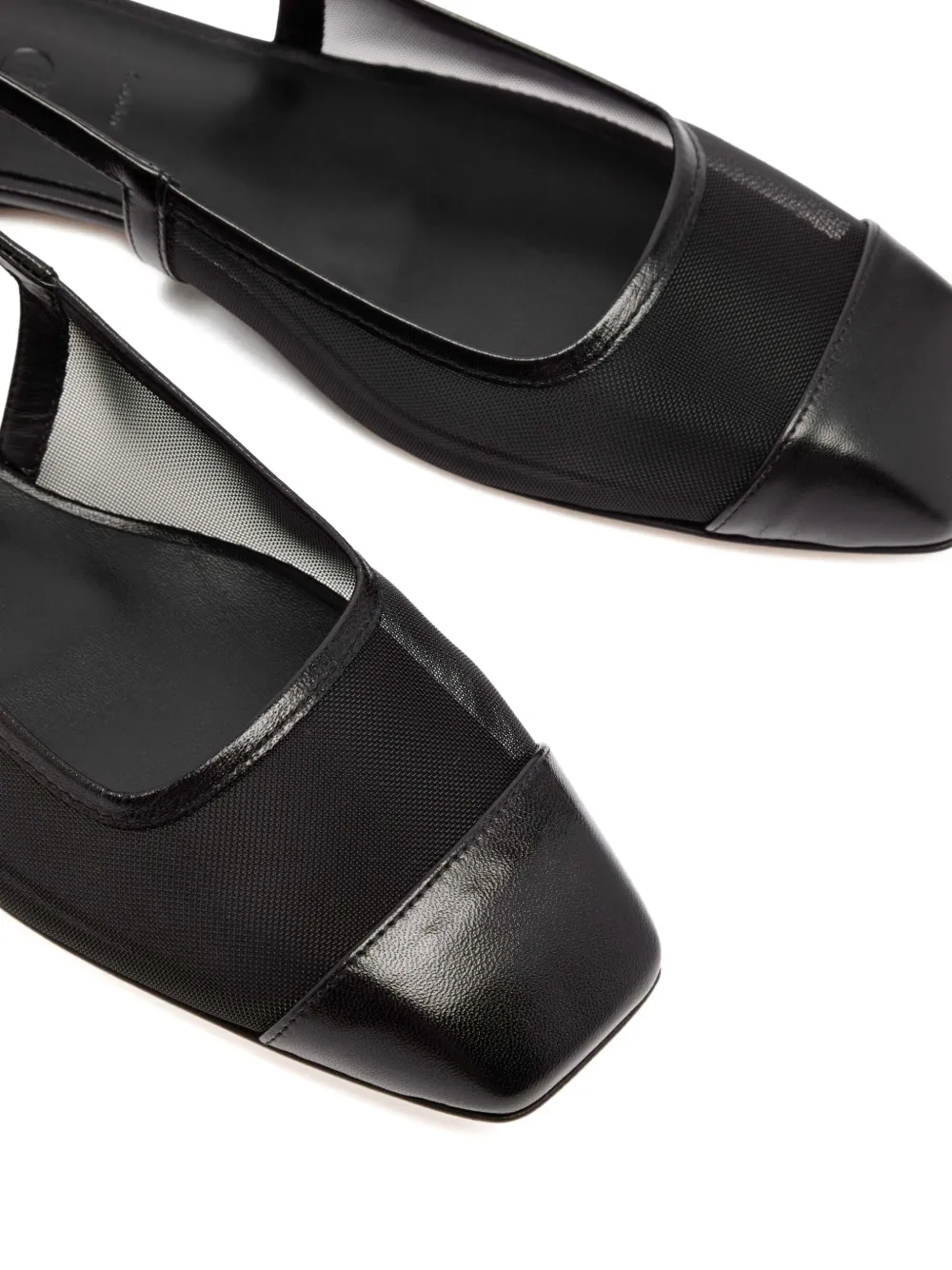 Aeyde Geraldine slingback flat pumps Black