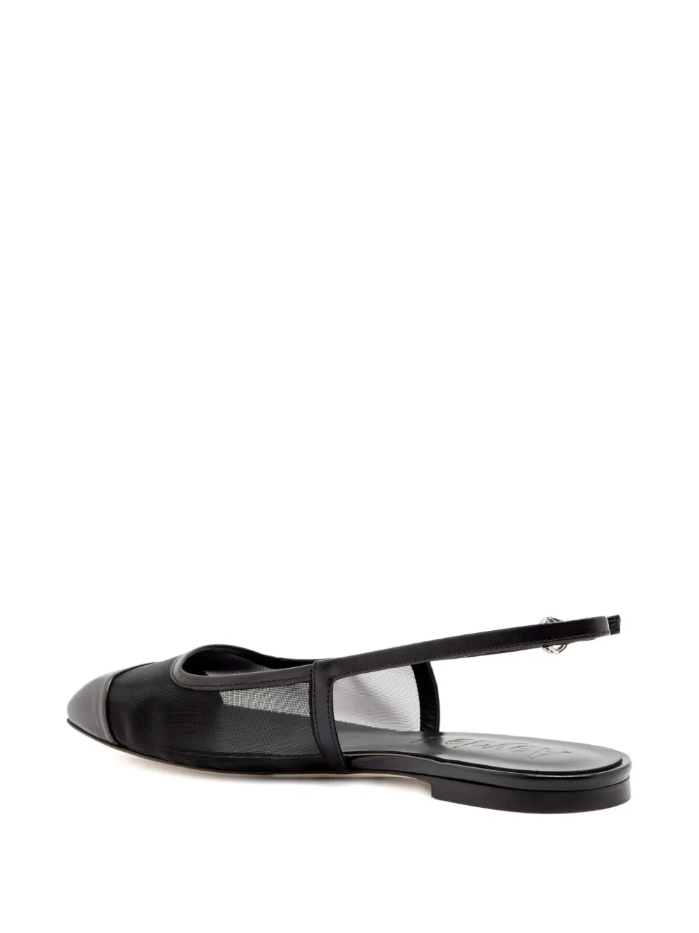 Aeyde Geraldine slingback flat pumps Black
