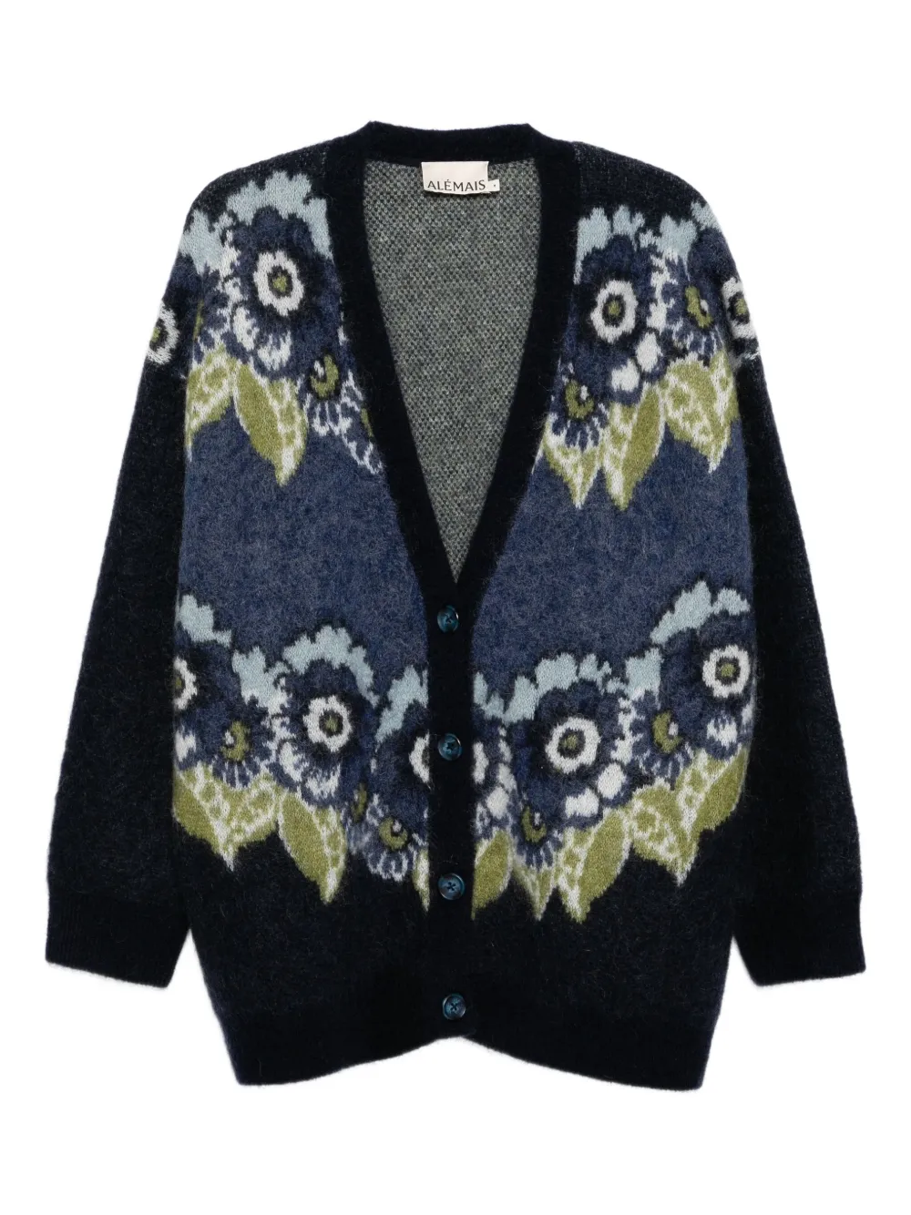 ALEMAIS Cardigan Madalena - Blu