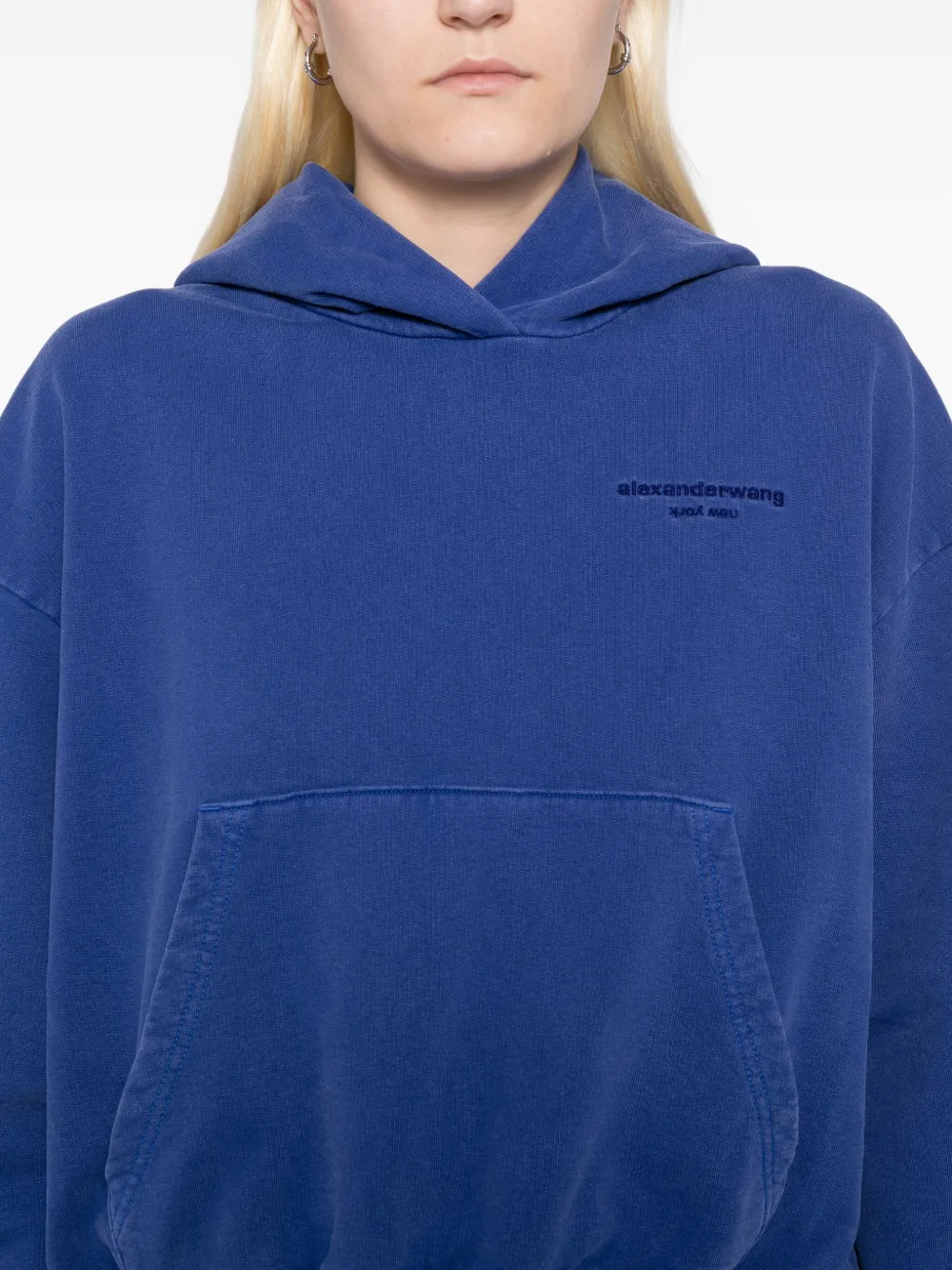 Alexander Wang Bubble hoodie Blauw
