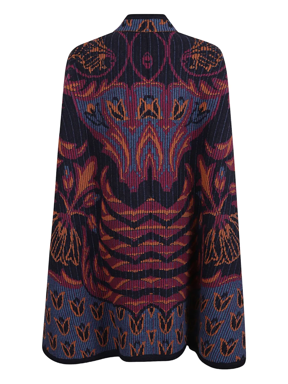ETRO floral-jacquard tassel-detail cape | Capes | Image 2