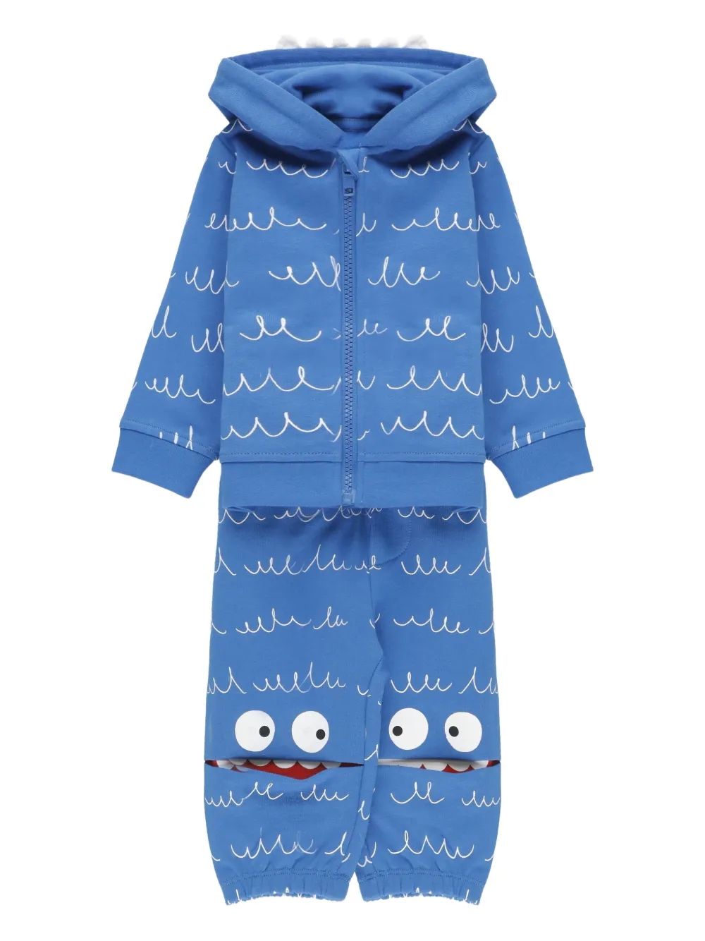 Stella McCartney Kids hooded tracksuit set - Blu