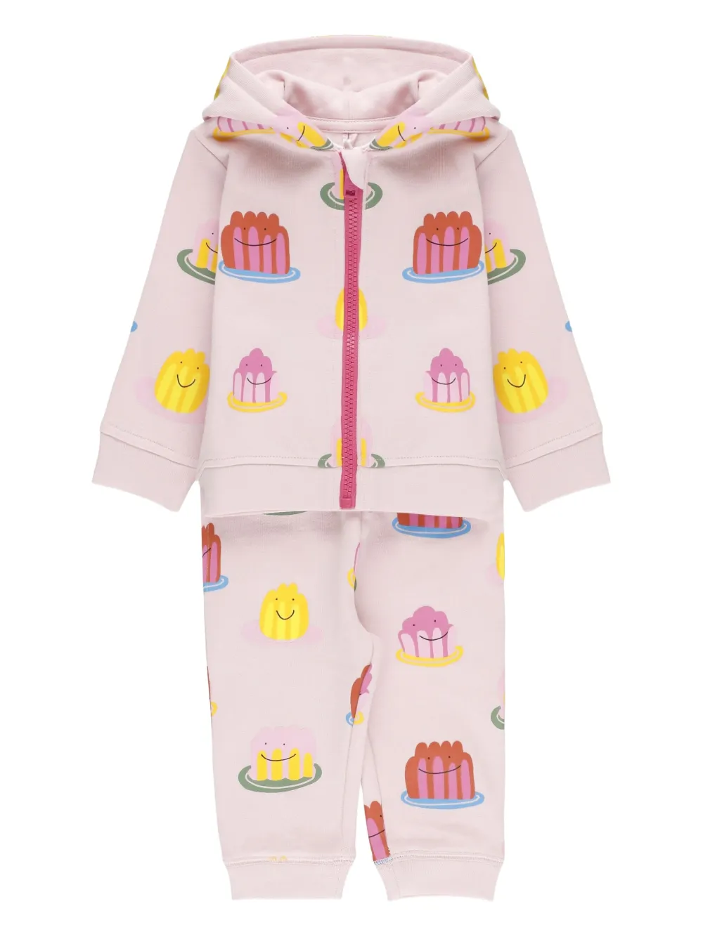 Stella McCartney Kids hooded print tracksuit - Rosa